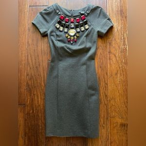 Armani Exchange Grey Bejeweled Dress size PO (XS)